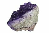 Purple Cubic Fluorite Crystal Cluster - Morocco #137151-1